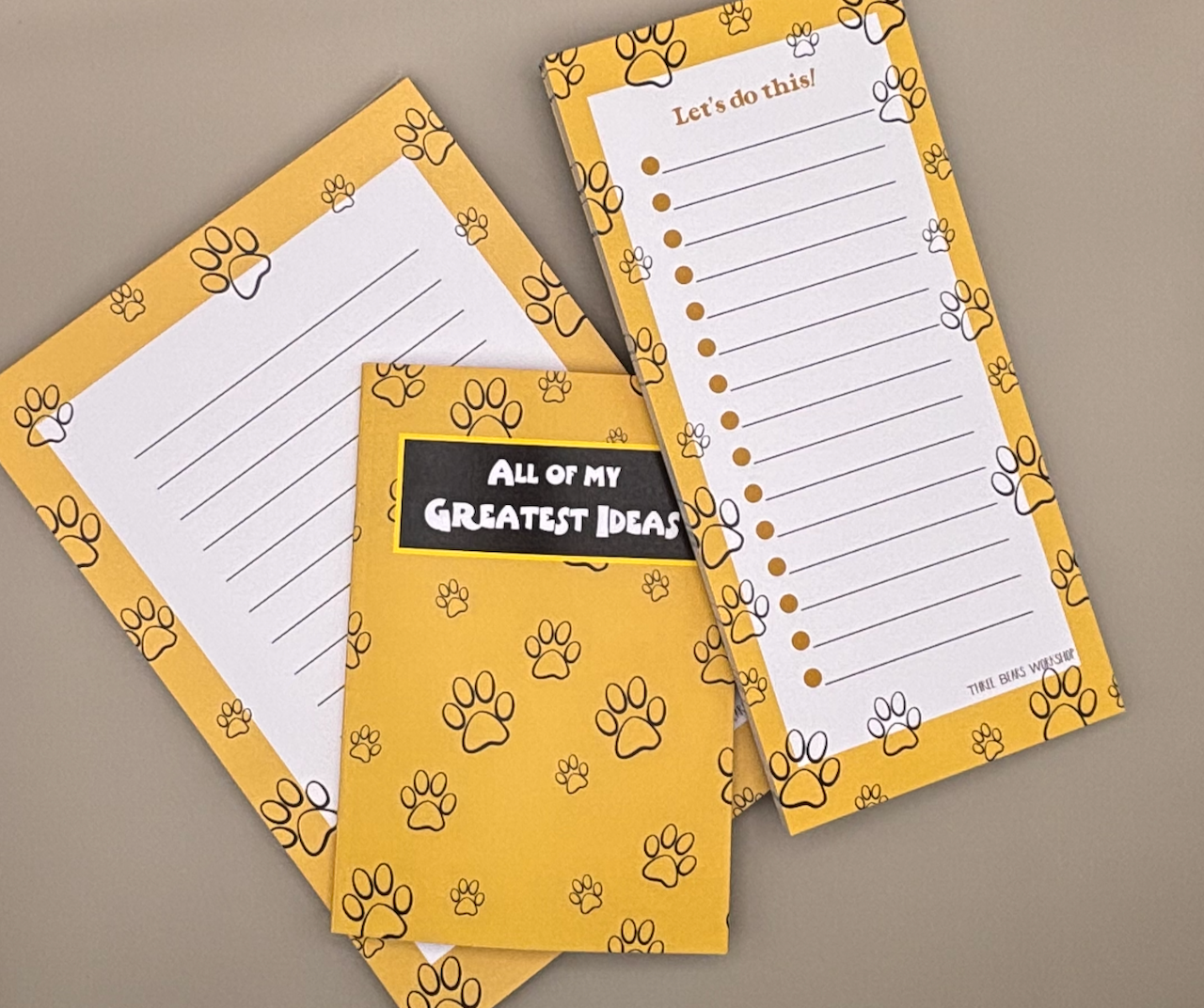 Paws Notebook