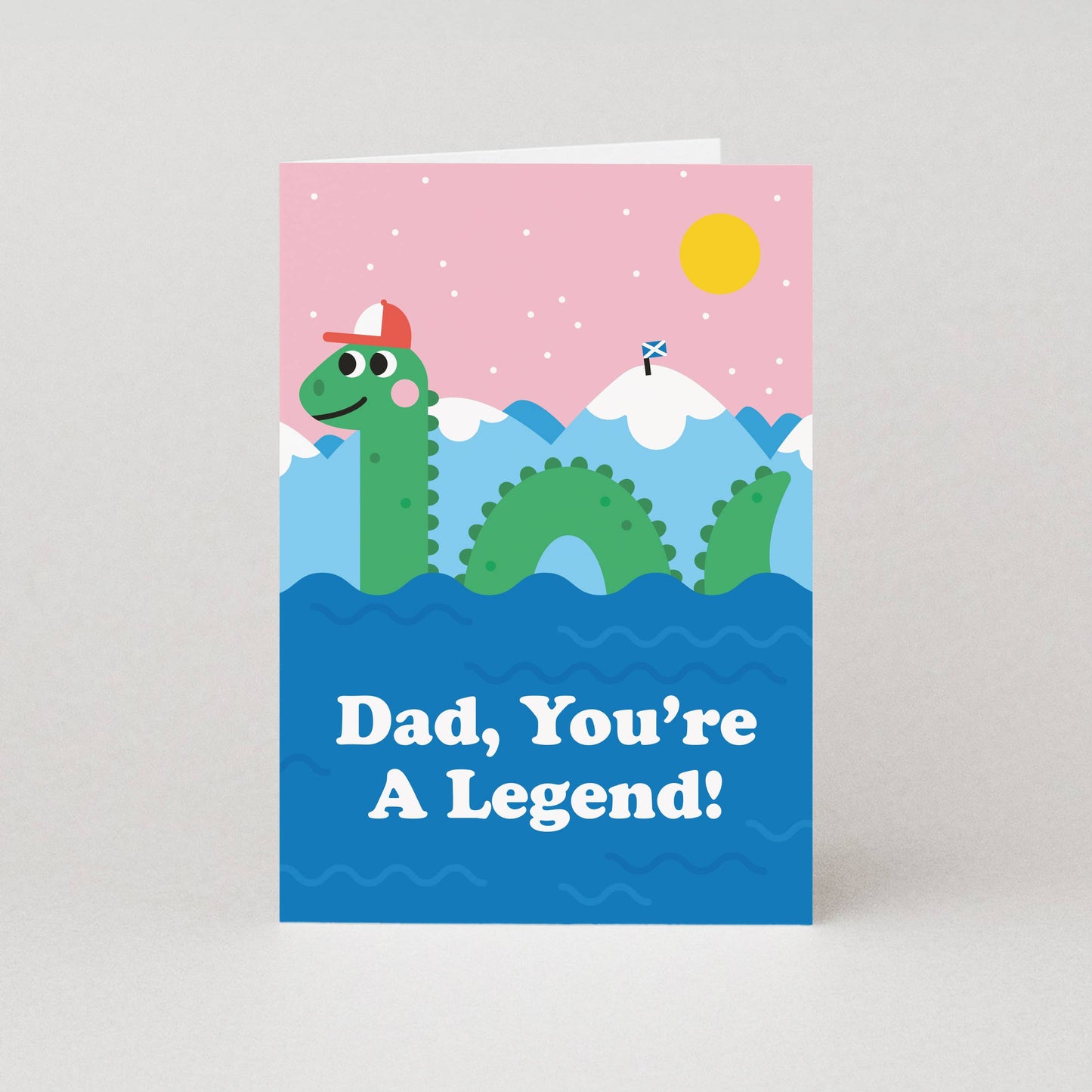 Dad You're A Legend (Loch Ness Monster) Father's Day Card